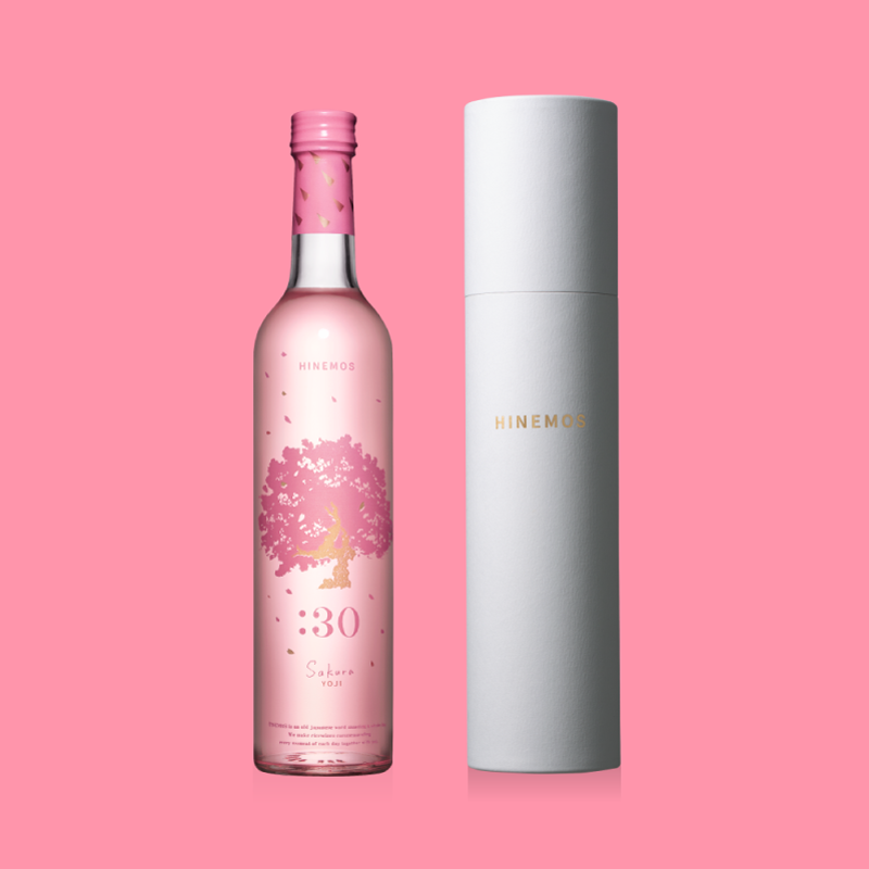 桜ボトルラッピング