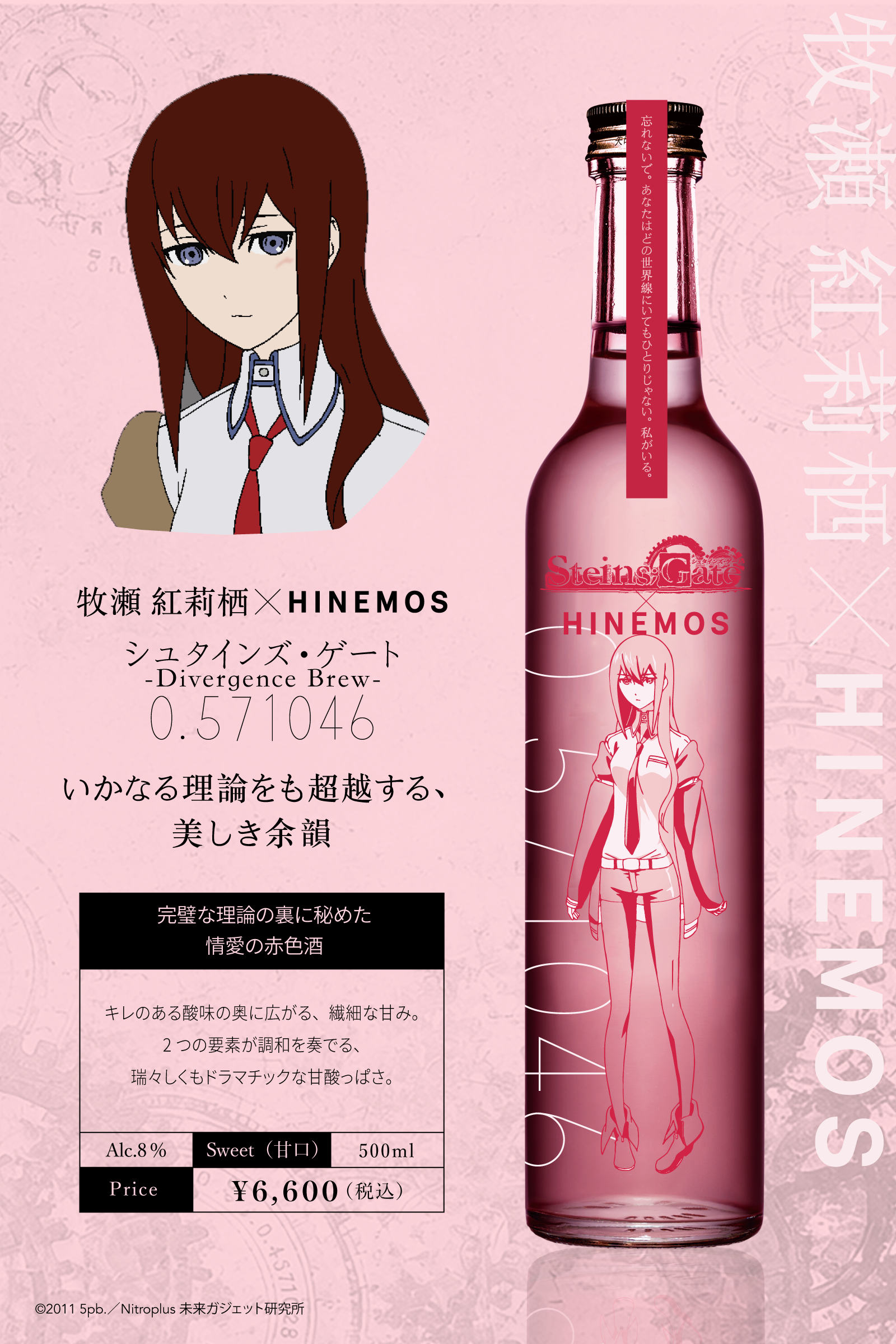 HINEMOS×シュタインズゲート コラボ日本酒発売！ – HINEMOS｜その時の